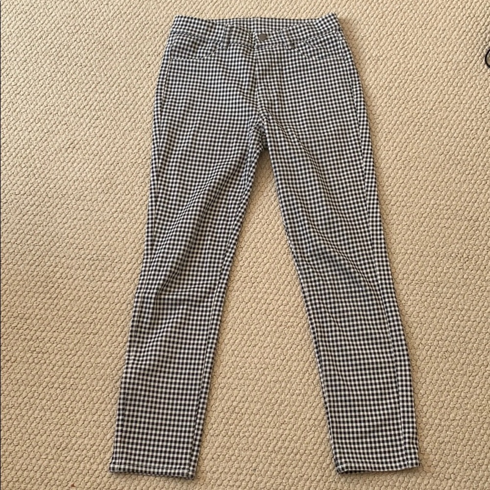 Girls checkered pants